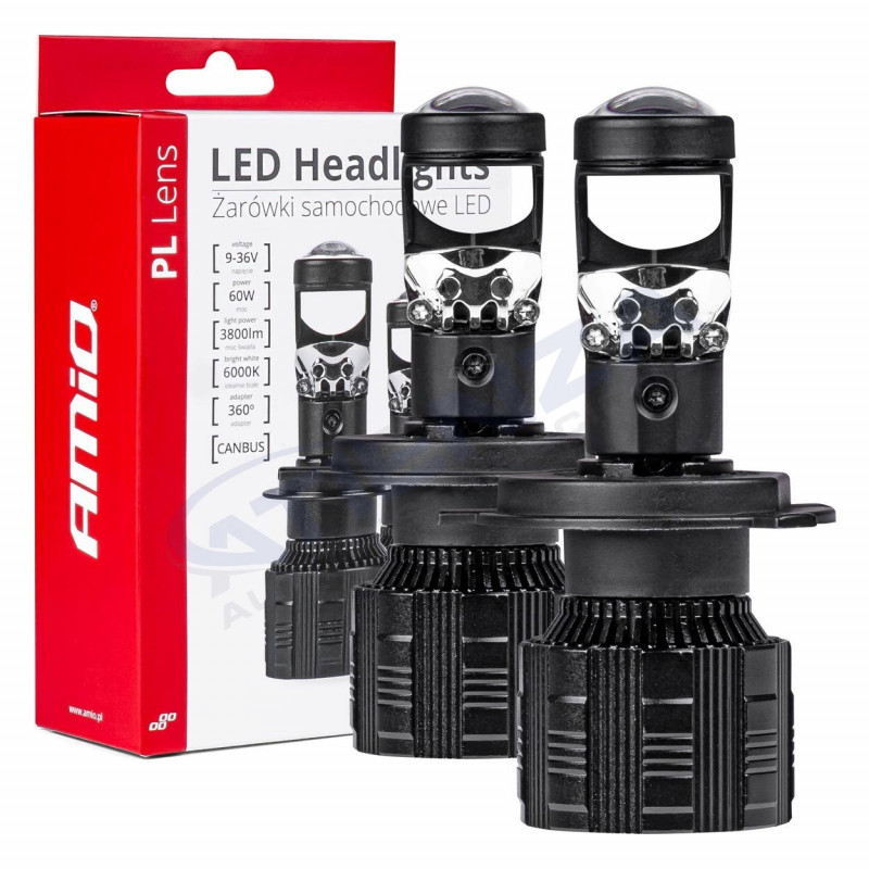➡ Kit de conversión LED H4 (modelo 7) con lente de aumento