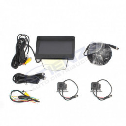 ➡ Steel Mate - Sistema de Grabación C20 con CCTV, 2 Cámaras y Monitor de 7"