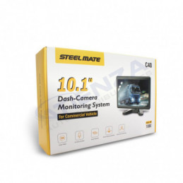 ➡ Steel Mate - Kit CCTV con Detección de Puntos Ciegos, Sistema de Grabación C40, 4 Cámaras y Monitor de 10"