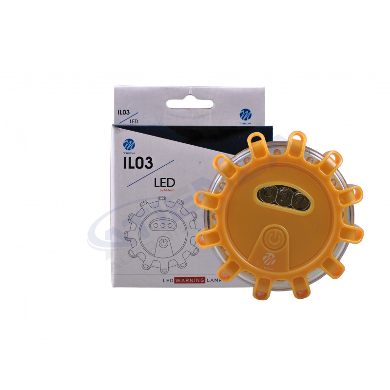➡ Luz de advertencia LED (12+3 LEDs, 3 pilas AAA) ➡ Luz de advertencia LED (12+3 LEDs, 3 pilas AAA)