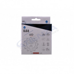 ➡ Luz de advertencia LED (12+3 LEDs, 3 pilas AAA) ➡ Luz de advertencia LED (12+3 LEDs, 3 pilas AAA)