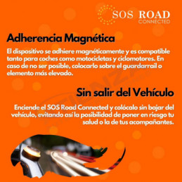 ➡ SOS ROAD Connected - Baliza V16 Geolocalizable DGT 3.0 NK Sos Road Conectada, Homologada y Obligatoria en 2026