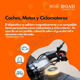➡ SOS ROAD Connected - Baliza V16 Geolocalizable DGT 3.0 NK Sos Road Conectada, Homologada y Obligatoria en 2026