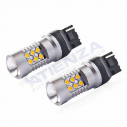 2 Bombillas led T20 WY21W Can-bus ámbar 24 SMD