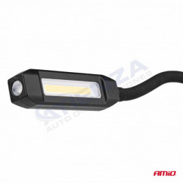 ➡ Lámpara portátil de taller con brazo ajustable y luz LED