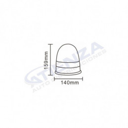 Rotativo 16 leds (función rotatoria, 3 tornillos)