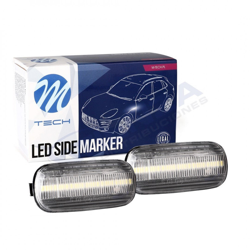 ➡ Luz intermitente lateral LED transparente para Audi A3