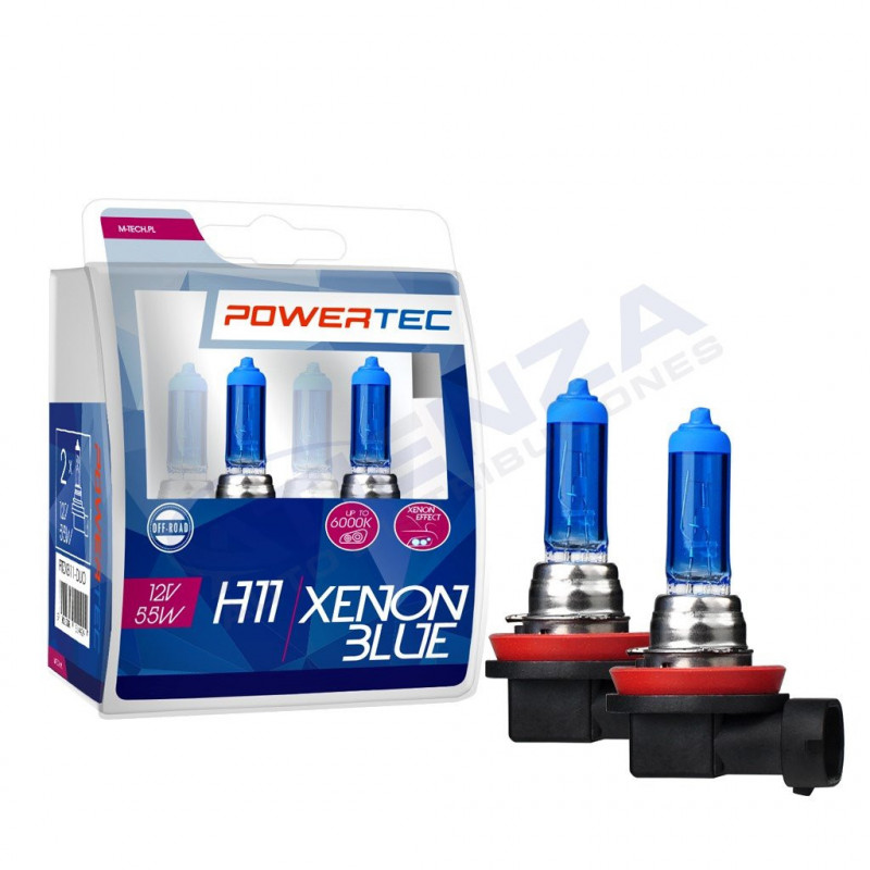➡ Juego de bombillas halógenas Blue Xenon H11 12V (Par)