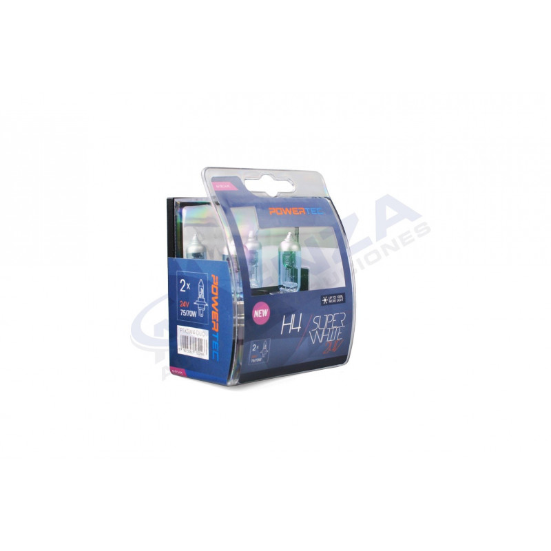 ➡ Set de bombillas ultra-blancas H4 24V (Pack de 2 unidades)