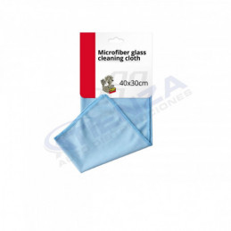 ATZ - Bayeta de microfibra para limpieza y abrillantado de cristales (30 x 40 cm.)
