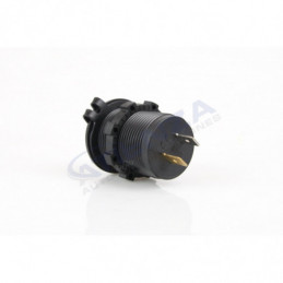 Cargador de Móvil luz azul 2xUSB, 3.1A