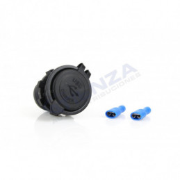 Cargador de Móvil luz azul 2xUSB, 3.1A