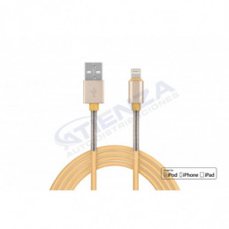Cable aluminio Lightning Iphone - USB 100cm Full L