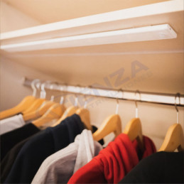 ➡ Luz LED ATZ, 30 cm, con sensor de movimiento, 150 lúmenes, 40 LEDs, batería de litio recargable de 1.200mAh