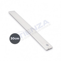 ➡ Luz LED ATZ, 30 cm, con sensor de movimiento, 150 lúmenes, 40 LEDs, batería de litio recargable de 1.200mAh