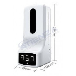 Dispensador automático de gel con medición de temperatura (soporte no incluido)