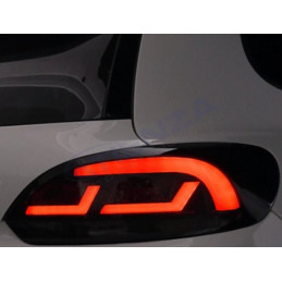 Luces traseras LED VW Scirocco 3 III 08-14 con intermitente dinámico negro / humo