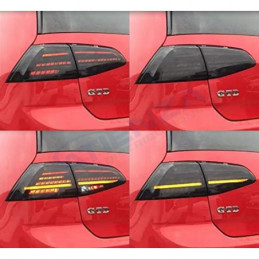 Pilotos LED VW Golf 7 VII 13-20 rojo/ahumado DIN