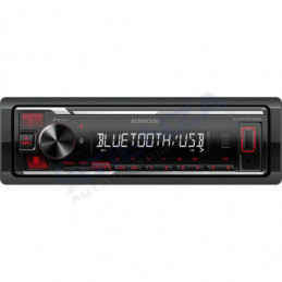 ➡ Kenwood KMM-BT209 - Radio de Coche 1DIN con Bluetooth, USB, Aux-in y Compatibilidad con Spotify