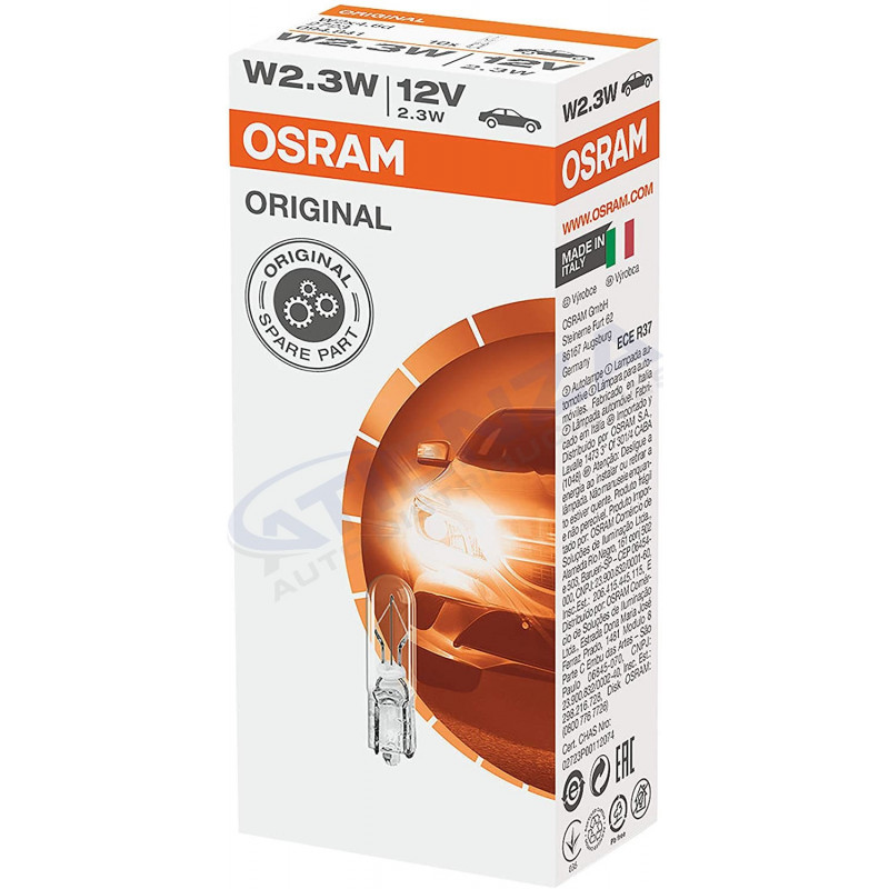Osram 2723 [Original 12V] W2,3W 12V 2W (W2x4,6d)