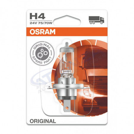 Lámpara halógena OSRAM 64196-01B P43t 24V 75/70W H4