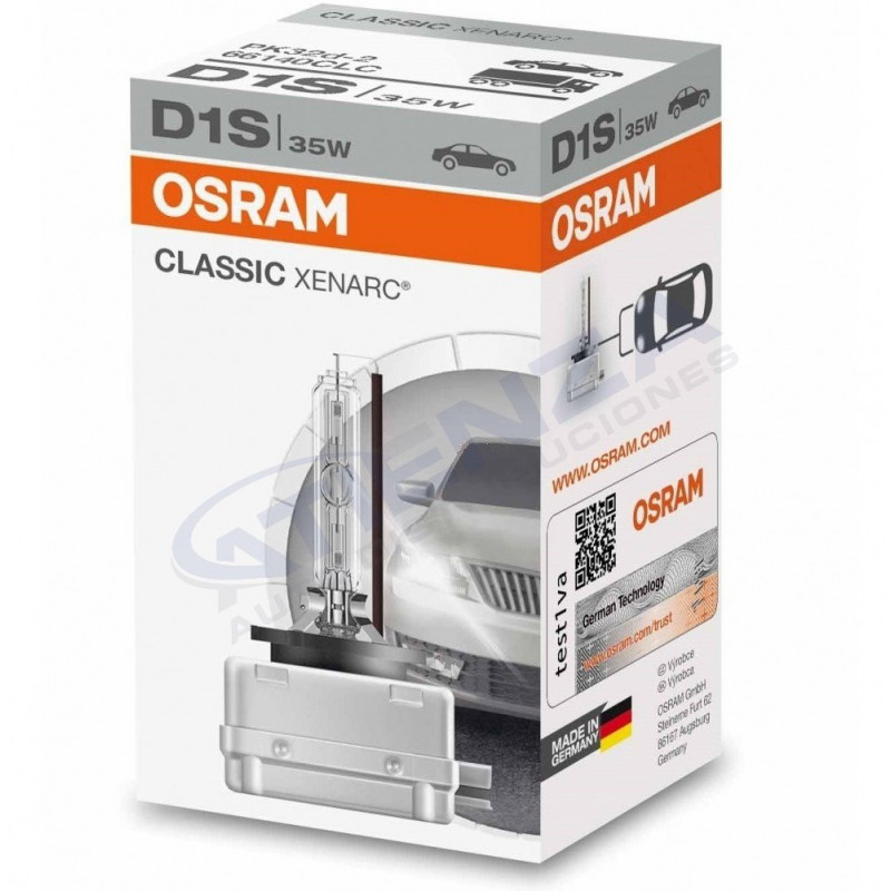➡ Lámpara de xenón Osram 66140CLC (D1S Classic) - 1 unidad