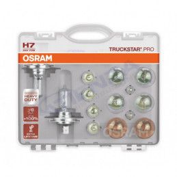 ➡ Conjunto de bombillas halógenas Osram EUROBOX 24V CLK - H7 TSP 24V para camiones
