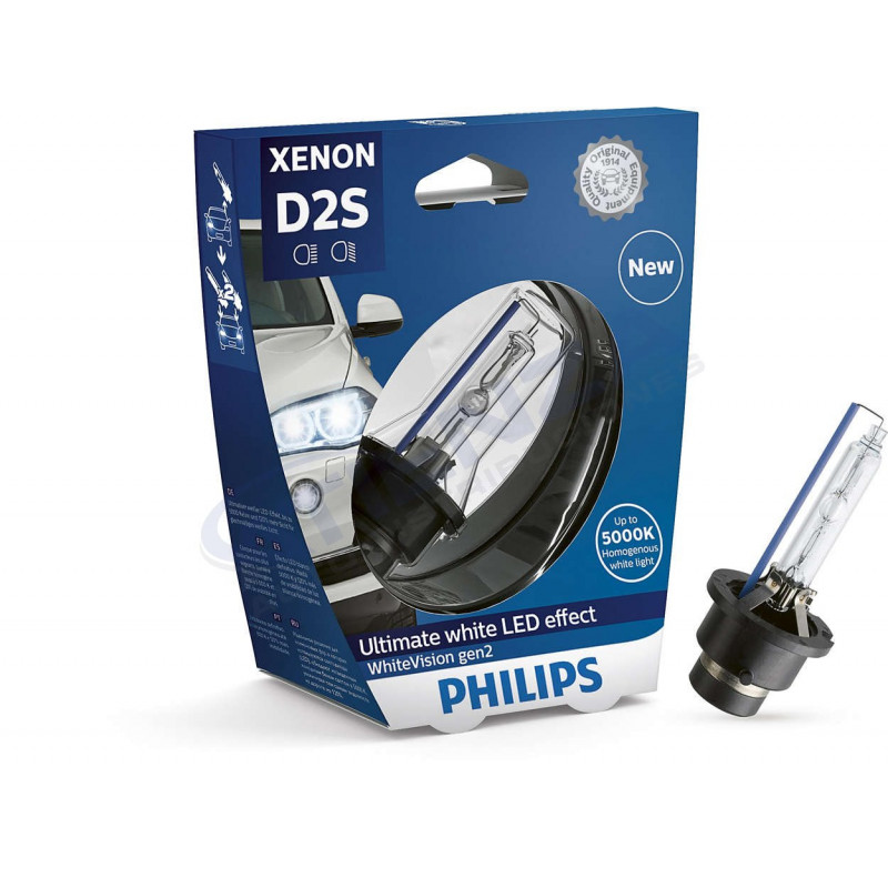 ➡ Lámpara de xenón Philips D2S WhiteVision 85V 35W P32d-2 S1