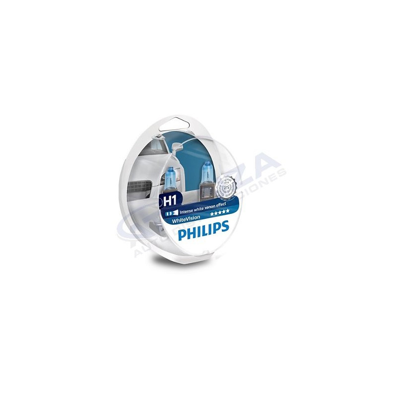 Philips - Estuche H1 WhiteVision 12V55W