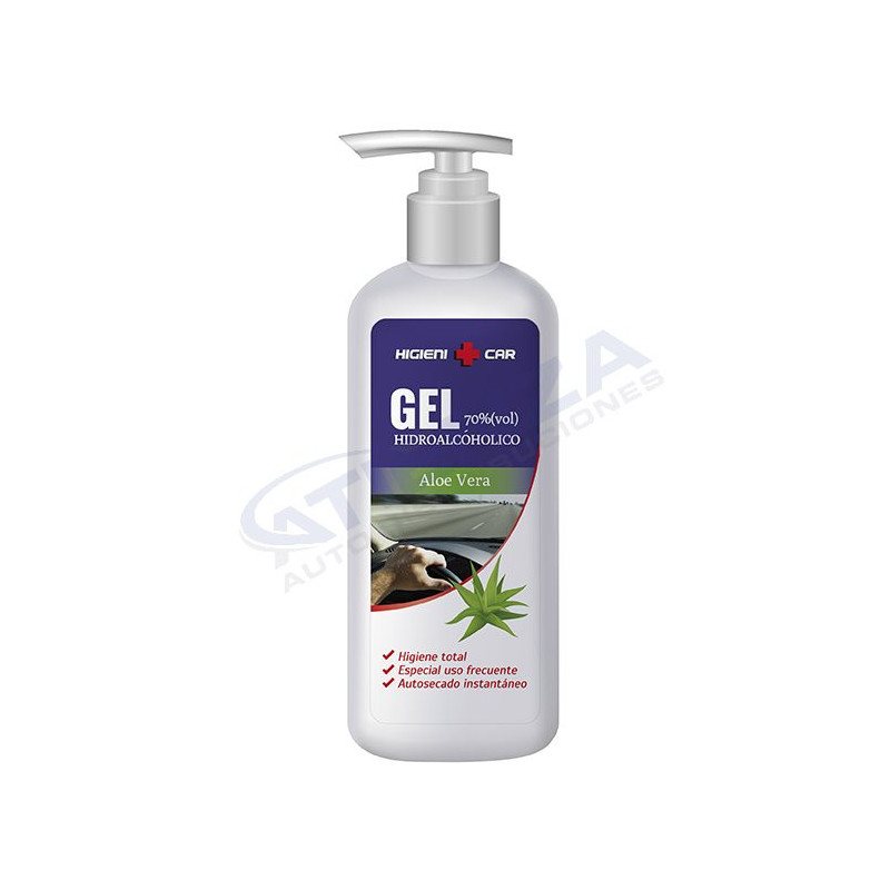 Gel Hidroalcohólico-autosecante de manos  500 ml. (70%) Fragancia Aloe Vera