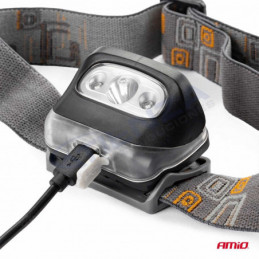 Frontal de trabajo led 3W 1200mA, recargable