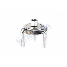 Llave de filtro de aceite ajustable con 3 patas