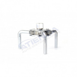 Llave de filtro de aceite ajustable con 3 patas