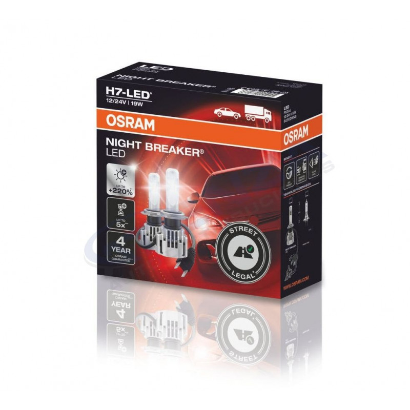 Osram H7 NIGHT BREAKER LED +220% HOMOLOGADO
