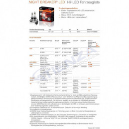 Osram H7 NIGHT BREAKER LED +220% HOMOLOGADO