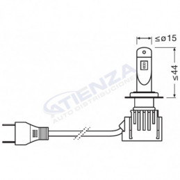 Osram H7 NIGHT BREAKER LED PRO +220% HOMOLOGADO