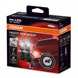 Osram H4 NIGHT BREAKER LED +220% HOMOLOGADO
