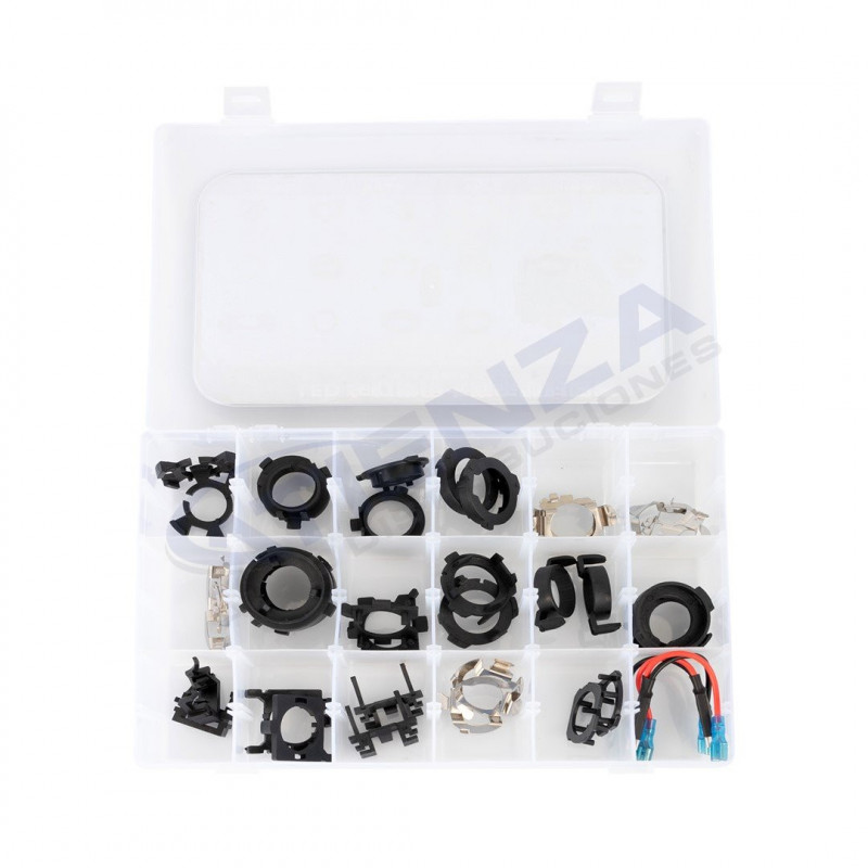 ➡️ Kit 18 adaptadores surtidos para kits de led