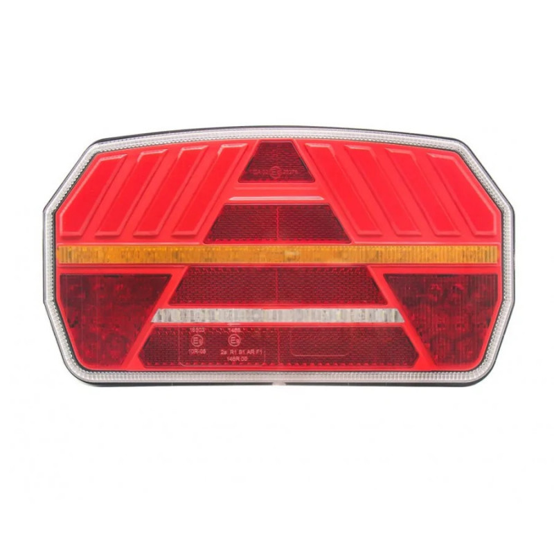 Piloto trasero LED 12/24V triángulo izq. 🚨