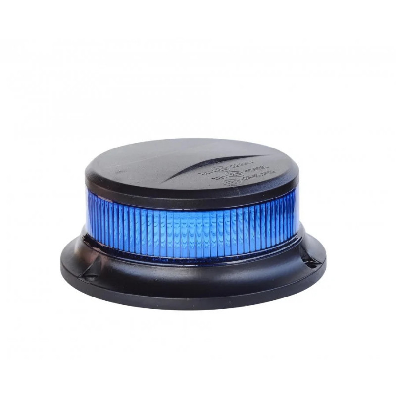 Luz advertencia led azul magnética R65 🚨