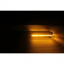 Puente de advertencia led estrobo: ámbar 614mm ⚠️