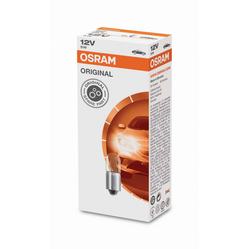 Bombilla OSRAM Original 3860 BA9s 12V 5W 💡