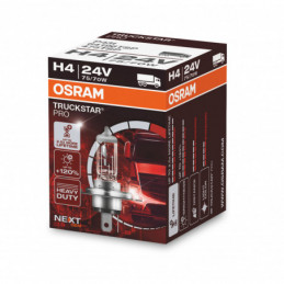 Potente rendimiento para vehículos pesados con OSRAM TRUCKSTAR PRO NextGen +120% P43t 24V 75/70W 💡