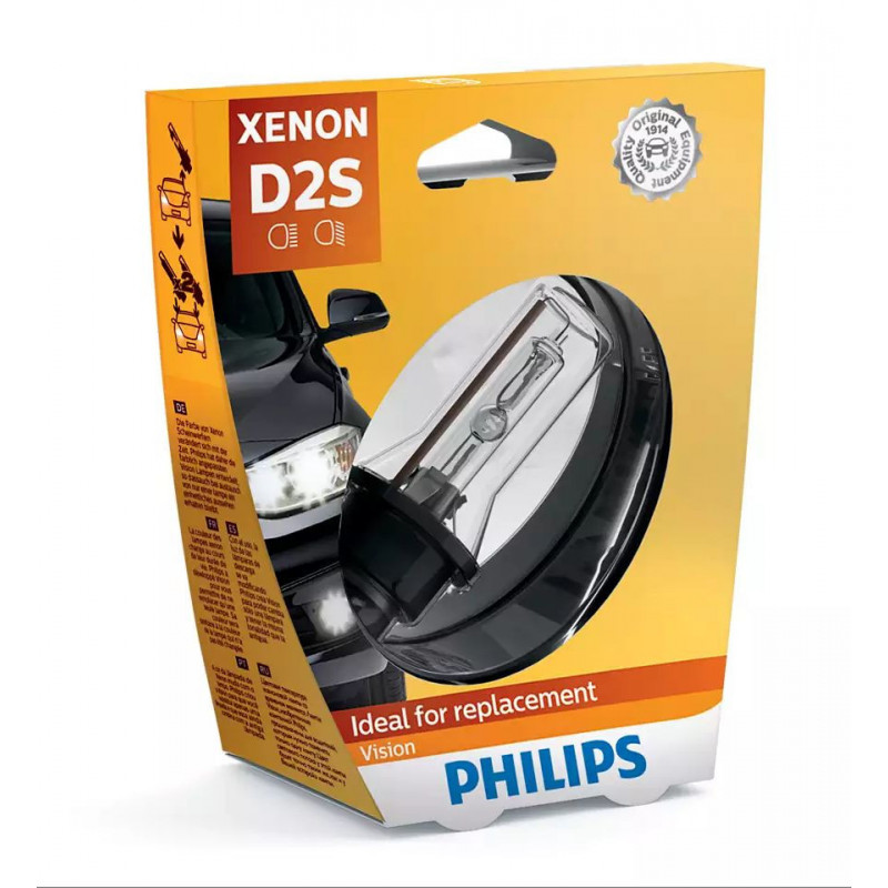 Bombilla de xenón Philips D2S Vision 85V35W P32d-2 S1 🌟
