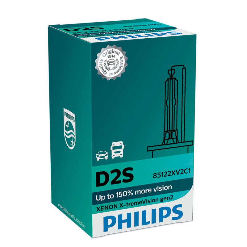 Bombilla de xenón Philips D2S X-tremeVision 85V35W P32d-2 C1 💡