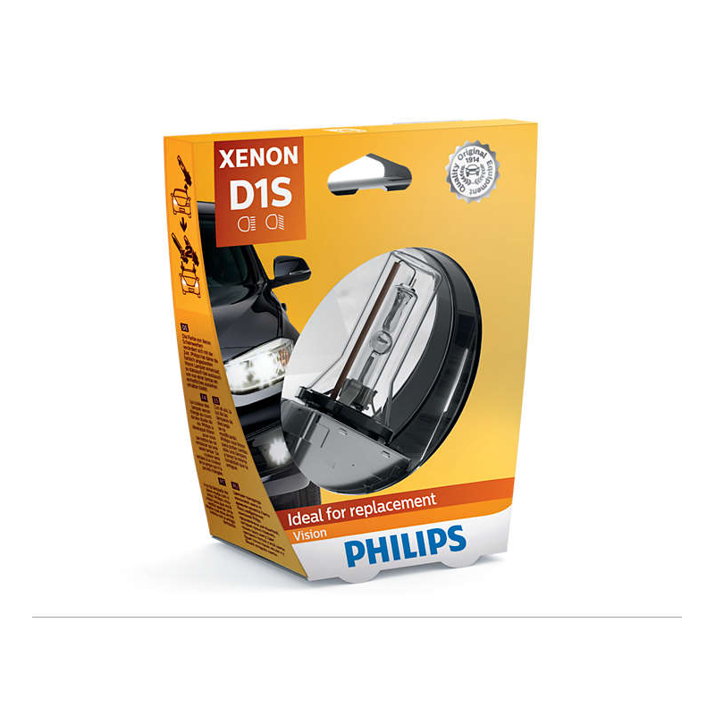 Bombilla de xenón Philips D1S Vision 85V35W PK32d-2 S1 💡