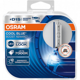 Potente iluminación para tu vehículo con OSRAM XENARC COOL BLUE BOOST D1S 66140 (Duo) 💡