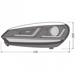 Lámpara Osram LEDriving XENARC Golf VI CHROME 12V 25W 💡