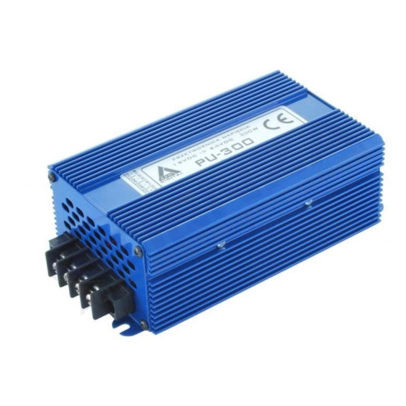 **Inversor DC/DC PU-300: Convertidor de Tensión Digital de 12V a 24V con Protección Integral ⚡ | Atienza Auto Distribuciones - P