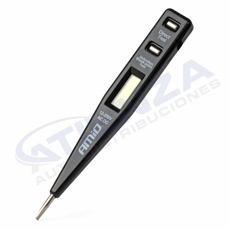 🔌 Comprobador de Voltaje Digital 12-250V: Medición Precisa y Segura para Profesionales y Hogares | Atienza Auto Distribuciones -